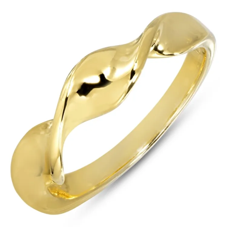 ring i forgyldt messing - Eliné