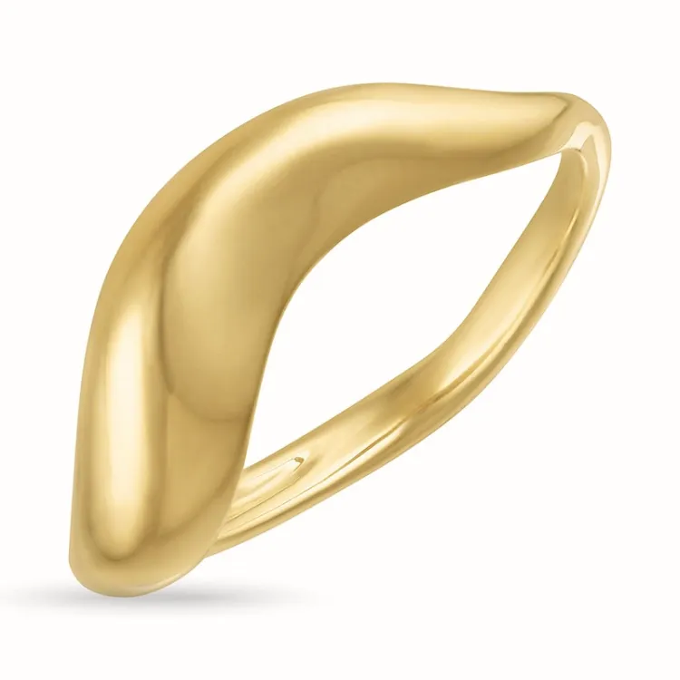 ring i forgyldt messing - Eliné