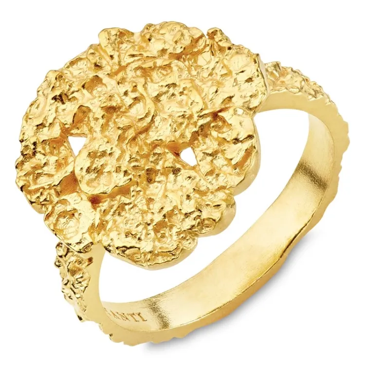 ring i forgyldt messing - Eliné
