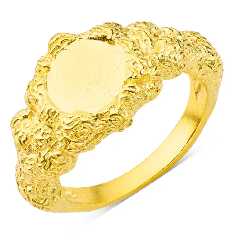 ring i forgyldt messing - Eliné