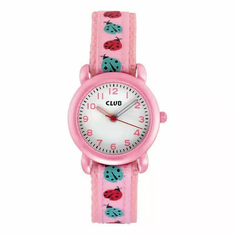 lyserød Club time børneur A565322S0A