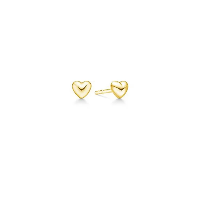 ID Fine IDS010GD Amour øreringe i forgyldt sølv