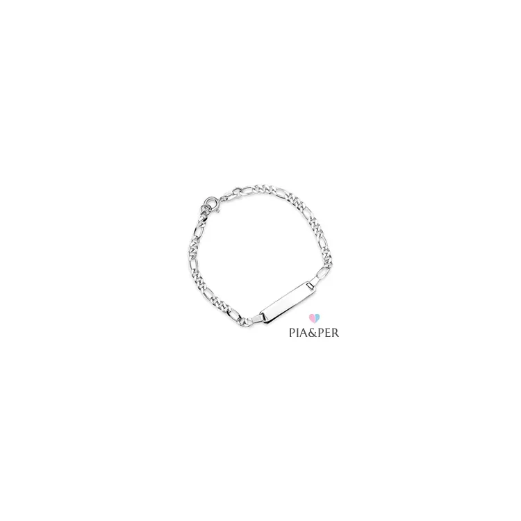 Pia og Per armbånd i sølv