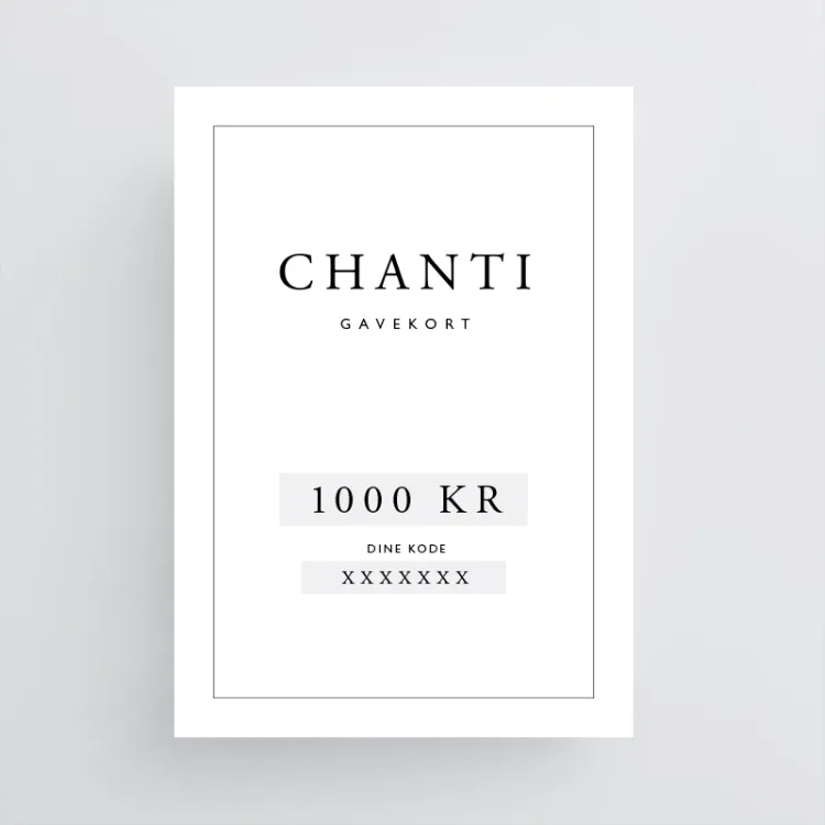 Gavekort til CHANTI.DK