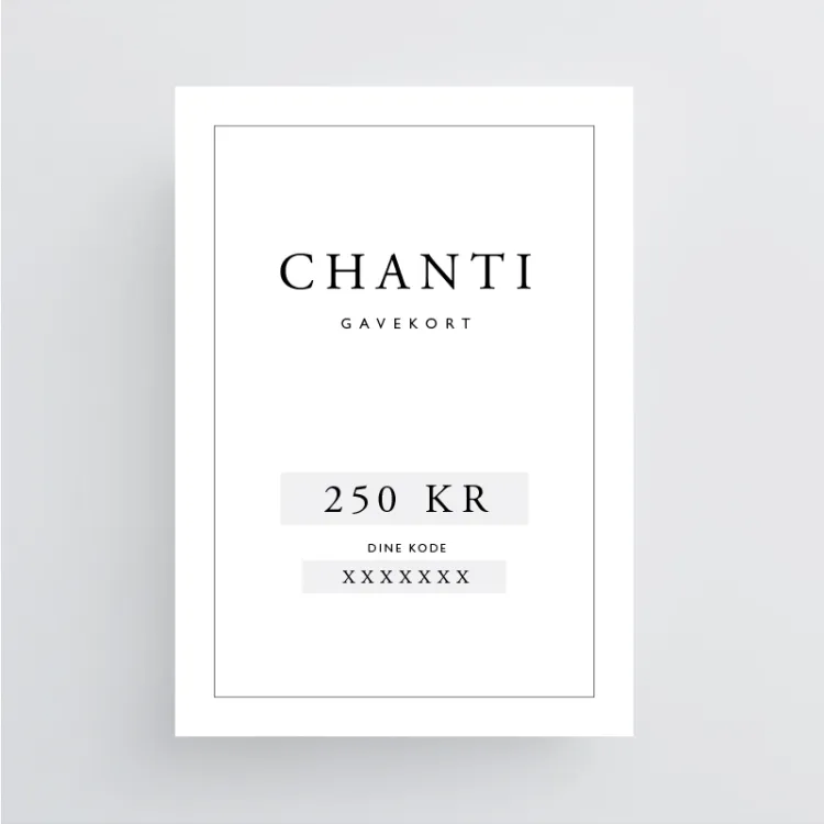Gavekort til CHANTI.DK