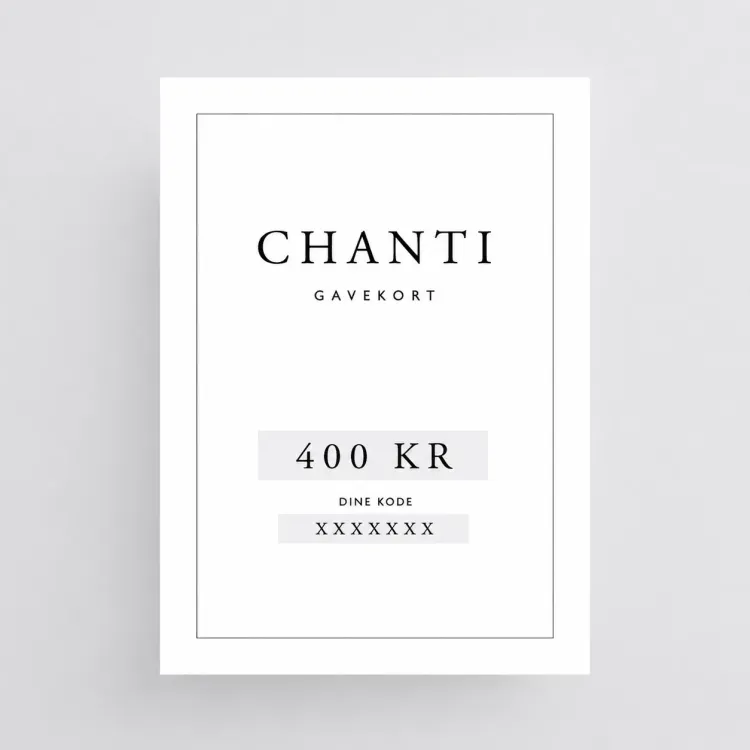 Gavekort til CHANTI.DK