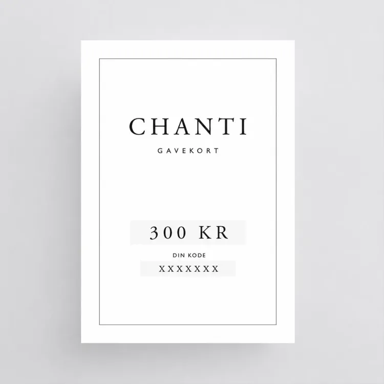 Gavekort til CHANTI.DK