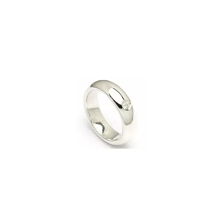 Kollektionsprøve zirkon ring i sølv