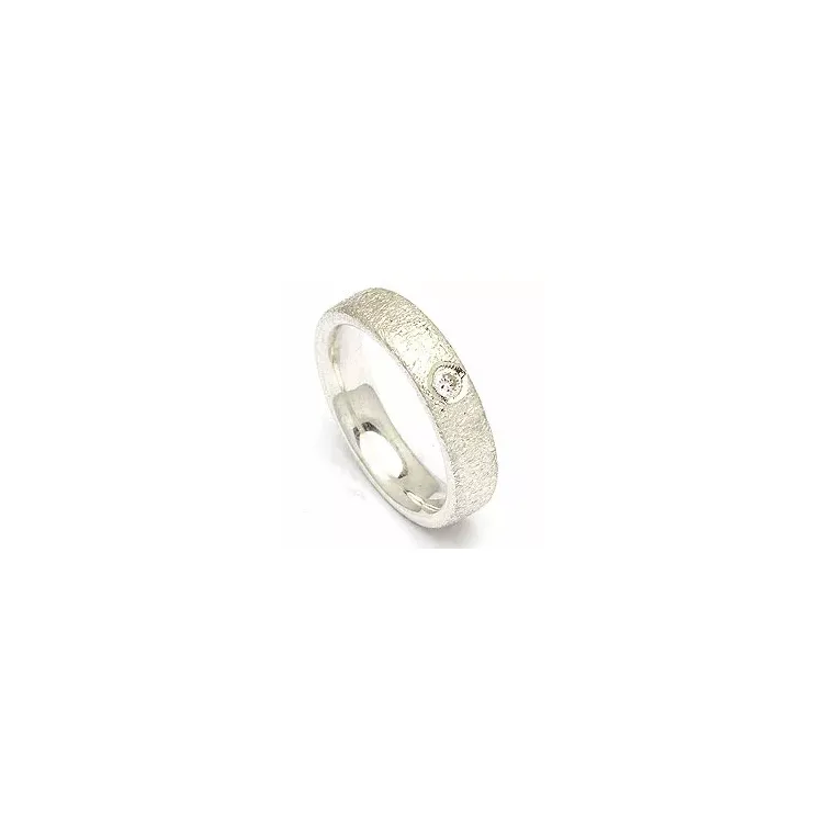 Kollektionsprøve zirkon ring i sølv
