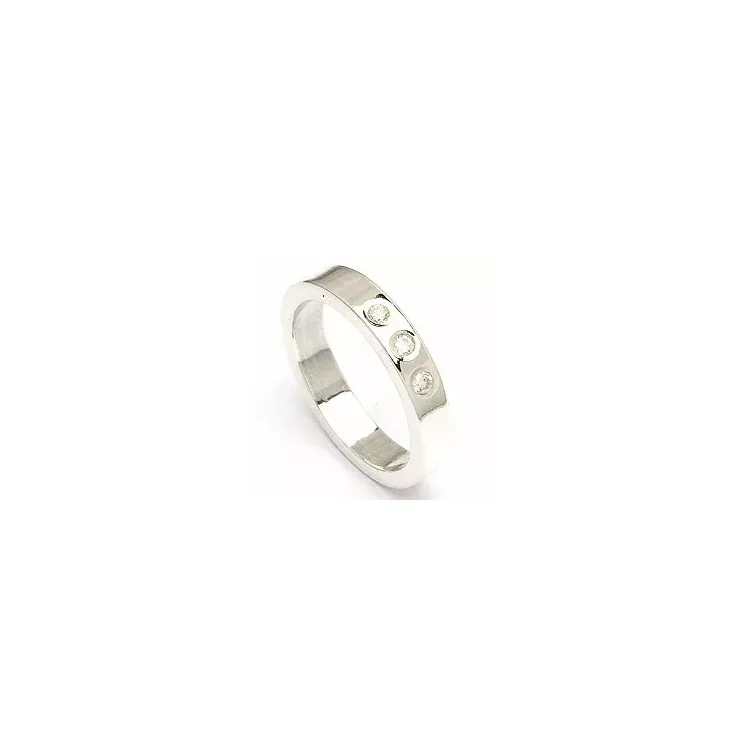 Kollektionsprøve zirkon ring i sølv