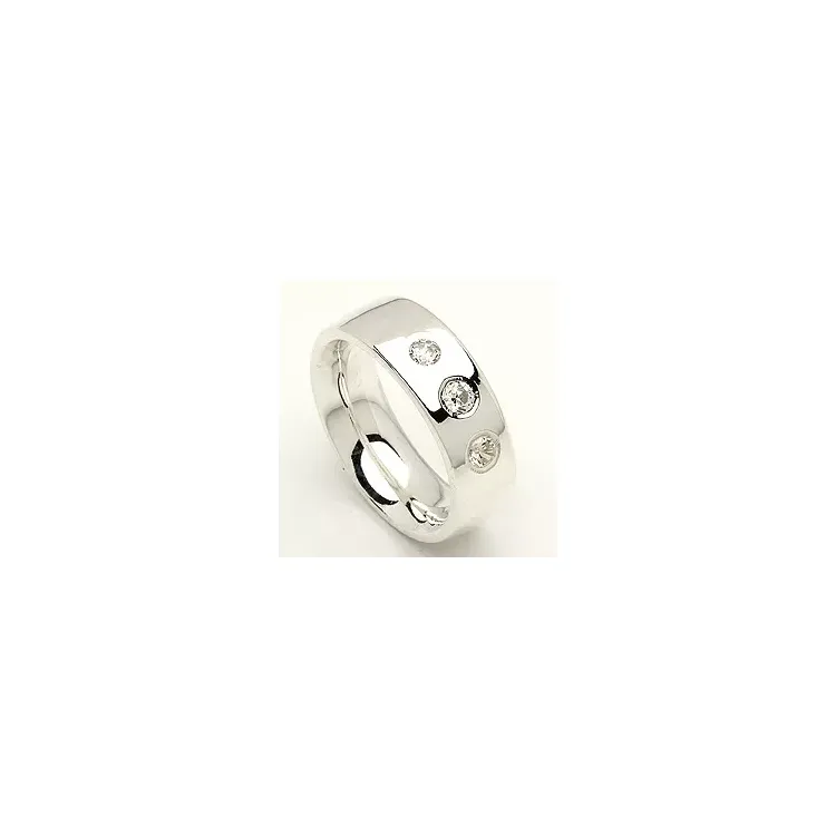 Kollektionsprøve zirkon ring i sølv