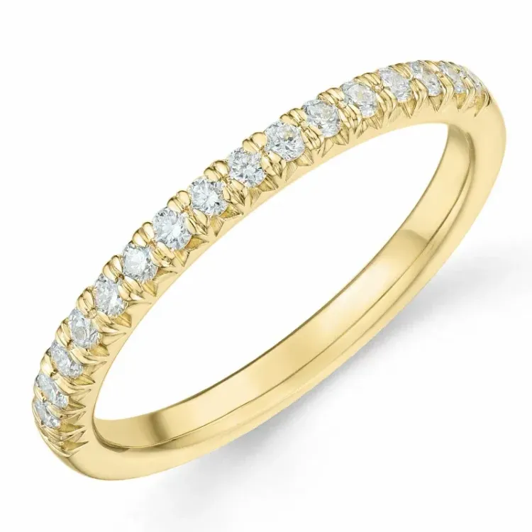 Kollektionsprøve diamant ring i 14 karat guld 0,249 ct