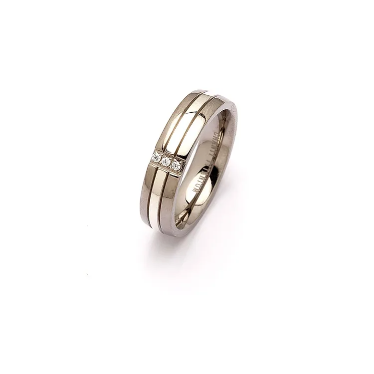 Kollektionsprøve ring i titanium og sølv