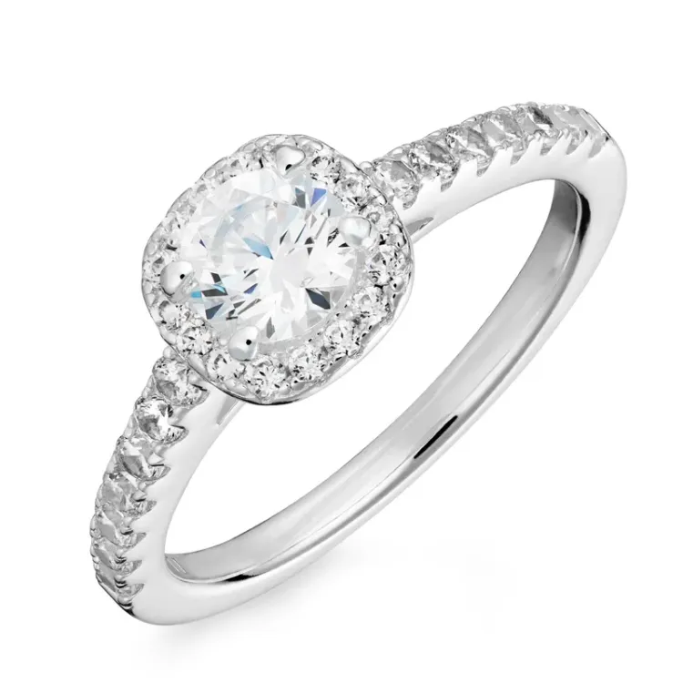 Kollektionsprøve zirkon ring i sølv
