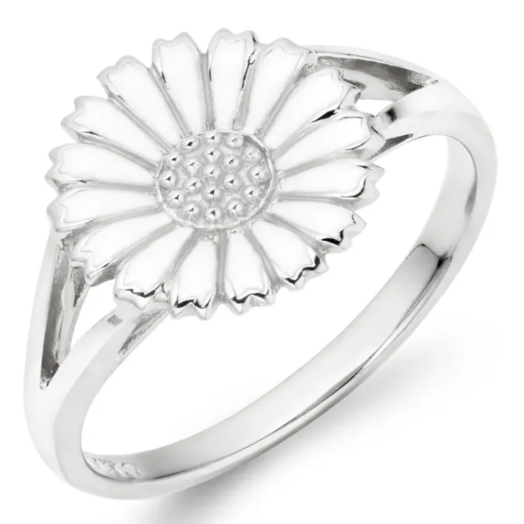 Kollektionsprøve marguerit ring i sølv - Marie