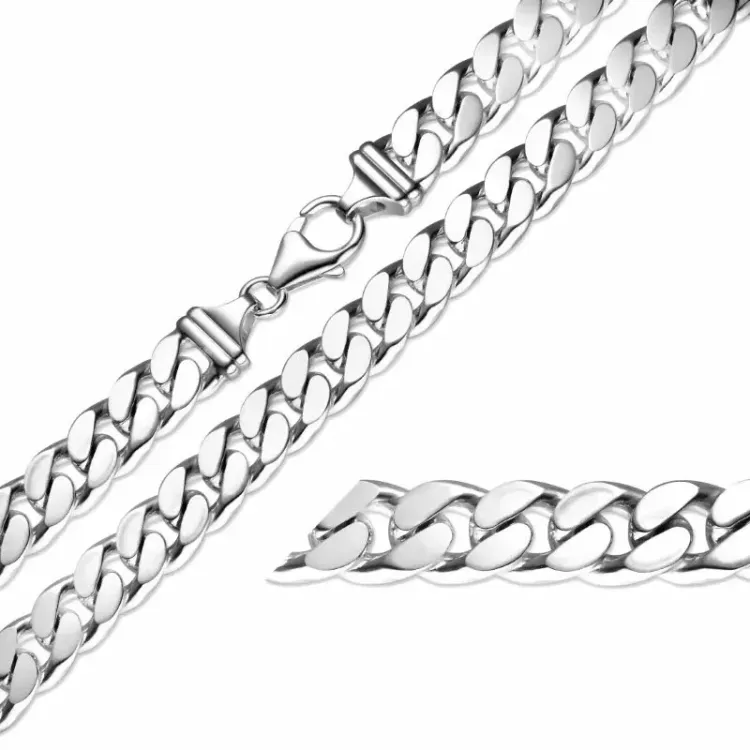 Kollektionsprøve BNH panserarmbånd i sølv 23 cm x 9,0 mm