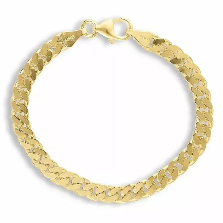 Kollektionsprøve BNH panserarmbånd i forgyldt sølv x 5,4 mm