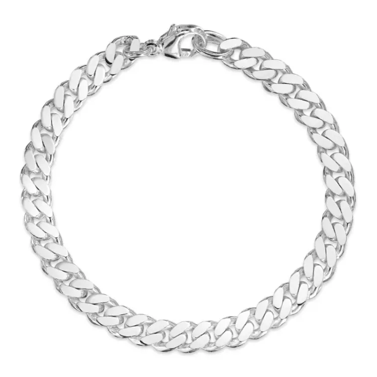 Kollektionsprøve BNH panserarmbånd i sølv 18,5 cm x 5,4 mm