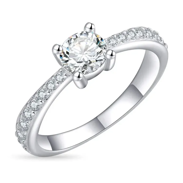 Kollektionsprøve zirkon ring i sølv