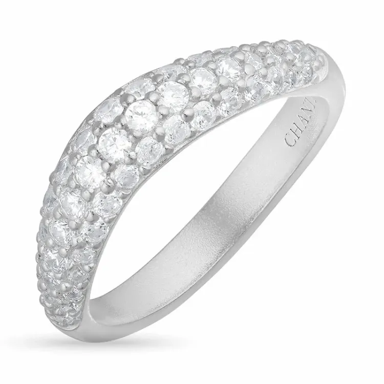 Kollektionsprøve zirkon ring i sølv