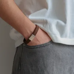 Nordahl andersen brune armbånd i læder