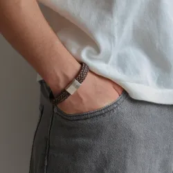 Nordahl andersen brune armbånd i læder