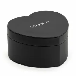 CHANTI Hjerte smykkeskrin smykkeskrin i kunstlæder
