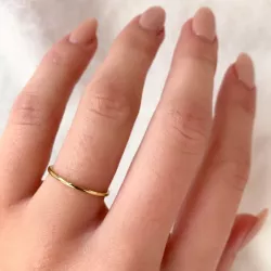 Simple Rings ring i forgyldt sølv