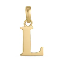 bogstav L vedhæng i 9 karat guld - My Letter