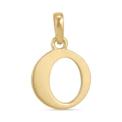 bogstav O vedhæng i 9 karat guld - My Letter
