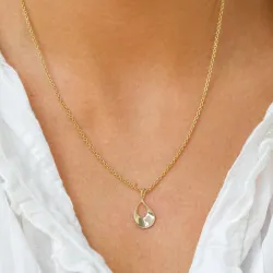 dråbe vedhæng i 9 karat guld - Gold Collection