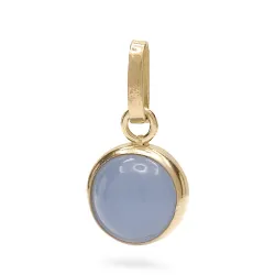 lille rundt vedhæng i 9 karat guld - Gold Collection