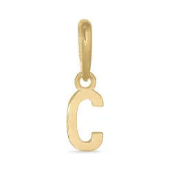 bogstav C vedhæng i 9 karat guld - My Letter