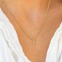 bogstav T vedhæng i 9 karat guld - My Letter