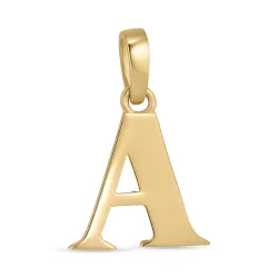 bogstav A vedhæng i 9 karat guld - My Letter