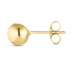 6 mm 1/2 par øreringe i 14 karat guld - Gold Collection