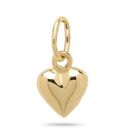 6 mm hjerte guld vedhæng i 14 karat guld - Amoré