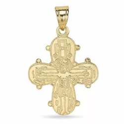 19 x 30 mm dagmarkors i 8 karat guld - Amoré