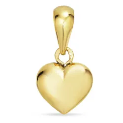 9 x 10 mm hjerte vedhæng i 8 karat guld - Amoré