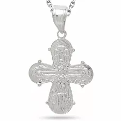 dagmarkors halskæde i sølv med vedhæng i sølv - Amoré