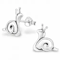 Snegle øreringe i sølv