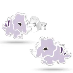 dinosaur øreringe i sølv - Little Ones