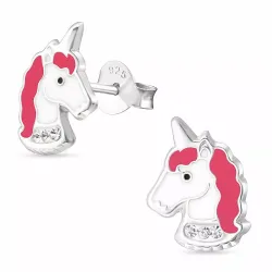enhjørning ørestikker i sølv - Little Ones
