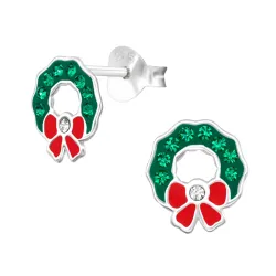 gave krystal ørestikker i sølv - Little Ones