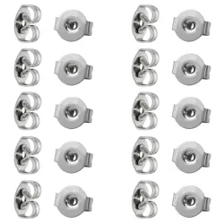 10 par butterflies i kirurgisk stål