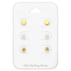 små ørestikker i forgyldt sølv - Little Ones