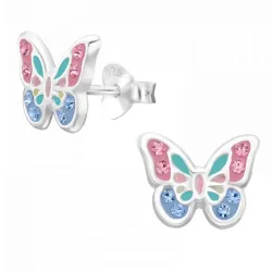 sommerfugle øreringe i sølv - Little Ones