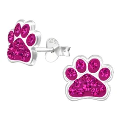 pote børneøreringe i sølv - Little Ones