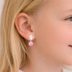 lange enhjørning øreringe i sølv - Little Ones