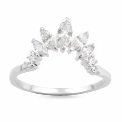 Kollektionsprøve zirkon ring i sølv